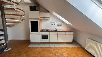 Expose 2-Zimmer Maisonettewohnung im Bezirk Lend und Schlossbergblick| mit Balkon im DG