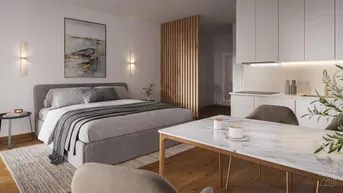 Expose Anlegerhit! Ruhige, südseitige 1-Zimmer Gartenwohnung beim Hirschstettner Aupark