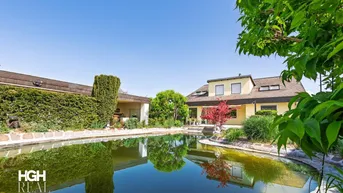 Expose 2100 Korneuburg Exklusive Villa mit zwei getrennten Wohneinheiten mit Terrasse, Sauna und großem Schwimmteich