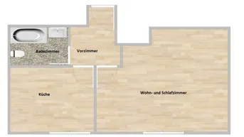 Expose Charmante kleine Wohnung in zentraler Ruhelage