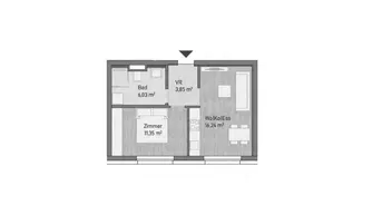 Expose NEUBAU - Moderne 2-Zimmer Anlegerwohnung (37,47m²)-Graz/Gries