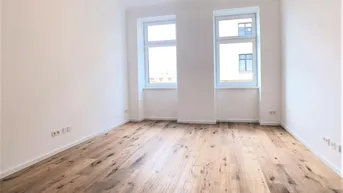 Expose Wohnen im Erdgeschoss – Neu sanierte2-Zimmer Altbauwohnung mit Markenwaren und hohen Räumen