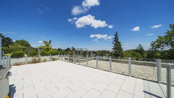 Expose Ihre neue Dach-Traumwohnung, Wohnen im Grünen: XXL-Dachterrasse mit Panoramablick und 3 Stellplätzen im 13. Bezirk
