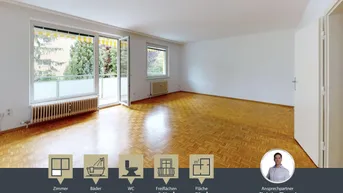 Expose OBER ST. VEIT || inkl. schöner 9 m² Loggia || beg. Kleiderschrank || in Villengrünlage von Hietzing