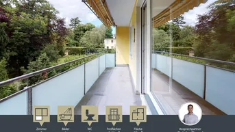 Expose OBER ST. VEIT || 9 m² Loggia || in Grünlage von Hietzing