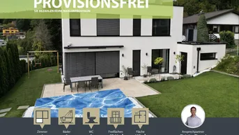 Expose Neubau 2024 || traumhaft moderne Neubauvilla mit Ausblick über Gablitz || Pool 8x4m || hochwertige Ausstattung