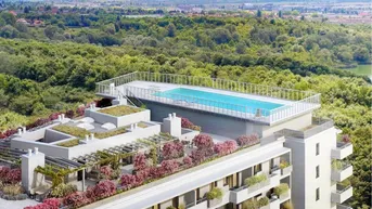 Expose ERSTBEZUG mit Blick über den Wienerberg + Pool, Sauna und Fitness am Dach