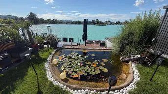 Expose Luxus direkt am See mit eigenem Seezugang - Terrassenfeeling direkt am Wasser