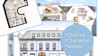 Expose PROVISIONSFREI - Wohnen in Verbundenheit - Charakterwohnung mit urbanem Touch und uneinsehbarer Dachterrasse