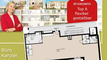 Expose AM SCHULGARTEN - Wohnen und Arbeiten | Top 6 | Grundriss frei gestaltbar, Fläche erweiterbar auf bis zu 300m², Miete optional auf Anfrage