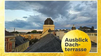 Expose Wohnen in Verbundenheit - Charakterwohnung mit uneinsehbarer Dachterrasse - provisonsfrei, inkl. 2 TG Plätze
