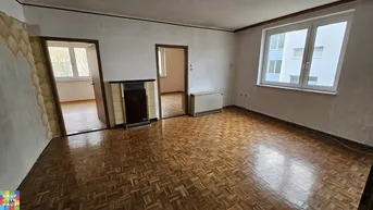 Expose 3 Zimmer Genossenschaftswohnung zur Selbstrenovierung - neben Fröschnitzbach und Bahnanlage
