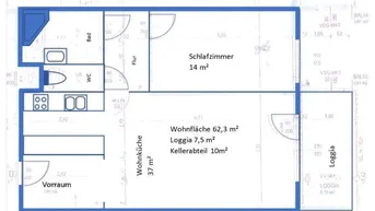 Expose Ruhige Wohnung in unmittelbarer Nähe zum Erholungsgebiet Laaer Wald