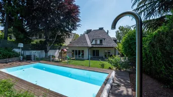 Expose Koffer packen und einziehen – Villa in idyllischer Grünruhelage des 19. Bezirks | vollmöbeliert | Kurz- und Langzeitmiete