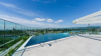 Expose Danubeflats – Österreichs höchstes Wohnhochhaus mit atemberaubendem Ausblick, exklusivem Spa und urbanem Luxus direkt an der Neuen Donau