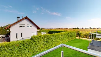 Expose Modernes Reihen-Eckhaus mit Garten // Terrassen // Stellplätze – Wohnen in Gänserndorf