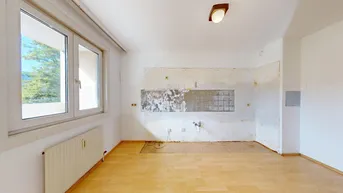 Expose Hofseitige 3 Zimmer Ruheoase mit südseitiger Loggia