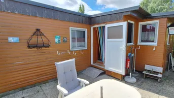 Expose +++Hübsches-FERIENHAUS - MOBILHEIMHAUS in Oggau am Neusiedlersee zu verkaufen.