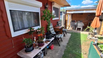 Expose +++Ein Hübsches und NETTES-FERIENHAUS - MOBILHEIMHAUS in Oggau am Neusiedlersee zu verkaufen +++