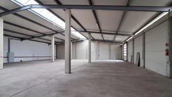Expose LAGERHALLE in sehr guter Lage mit 950 m² zu vermieten.