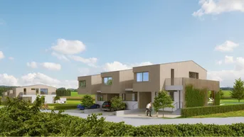 Expose Reihenhäuser mit der offenen Struktur eines Einfamilienhauses - Mittelreihenhaus 