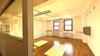 Expose 226 Immobilien: Großflächige Bürofläche (14 RÄUME / ca. 626 m² NF) über 2 Ebenen (TEILUNG MÖGLICH ca. 300 m³) Zentrum von Innsbruck AB SOFORT zur MIETE