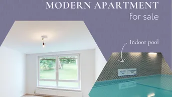 Expose Premiumwohnung mit 2 Schlafzimmern und Indoor-Pool // Erstbezug nach Sanierung // Ruhe und Natur vor den Toren Wiens