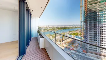 Expose Stilvolle 2-Zimmer-Wohnung mit Balkon im DANUBEFLATS
