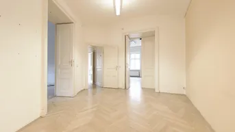Expose Exklusive Büro- oder Ordinationsfläche im klassischen Altbaustil in der Klagenfurter Fußgängerzone zu mieten!