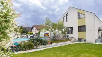 Expose Charmantes 8 Zimmer Einfamilienhaus , 240m² Wfl. mit Garten und Pool in Gerasdorf bei Wien