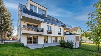 Expose Direkt am Marchfeldkanal I Einzigartige Wohnungen mit Außenflächen - und hauseigener Garage, Luftwärmepumpe &amp; u. a. Mit Küchen + Klimaanlagen