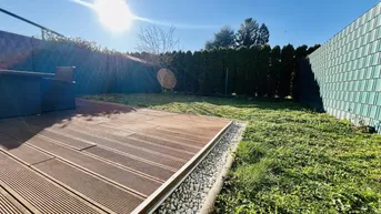 Expose 700m zum Bahnhof - 18 Minuten in Wien Floridsdorf - Abendsonne auf der Gartenterrasse - PV mit 18 Paneelen - 2 Autostellplätze