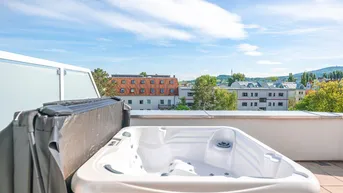 Expose Traumwohnung mit uneinsehbarer Dachterrasse, E-Ladestation und Topausstattung