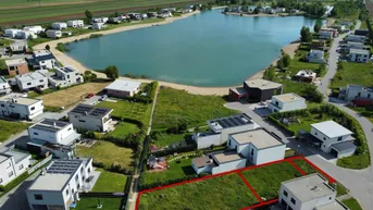 Expose AM SEE + PROVISIONSFREI I Das baubewilligte Traumhaus am See schnell verwirklicht! Große Doppelhausparzelle mit Planung + Baubewilligung.