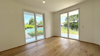 Expose Gartenwohnung (ca. 143 m² Garten) | Photovoltaikanlage | Fußbodenkühlung &amp; -heizung | Garage !