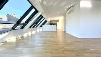 Expose Naschmarkt-Living | Exklusive Maisonette mit Terrasse, Panoramablick &amp; Wintergarten !