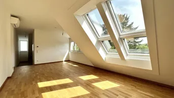 Expose DIREKT AM OBEREN MÜHLWASSER!: KLIMATISIERT I Gemeinschaftsgarten I ERSTBEZUG Dachgeschosswohnung I Neubauprojekt I Lift I Garagenstellplatz