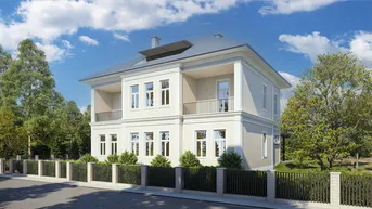 Expose Villa mit 3 Wohneinheiten – jetzt noch mitgestalten! Hohe Altbau-Räume, stilvolle Stuckelemente, Fußbodenheizung, Luftwärmepumpe u. v. m.
