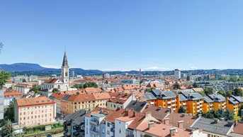 Expose Wohnen im Herzen von Graz mit Blick über die gesamte Stadt