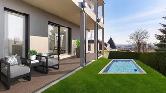 Expose Exklusive Gartenwohnung am Ruckerlberg mit Panoramablick in ruhiger Lage