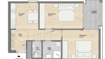 Expose Moderne 2,5-Zimmerwohnung (WG tauglich) in Pradl zu vermieten