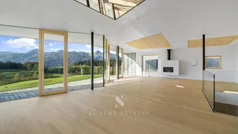 Expose Almfeeling in traumhafter Aussichtslage im Bezirk Kitzbühel I Tiroler Architektur - Villa mit luxuriöser Ausstattung 
