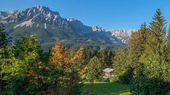Expose EINZIGARTIGES GRUNDSTÜCK AUF EINEM VERSTECKTEN PLATEAU MIT ATEMBERAUBENDEM BLICK AUF DEN WILDEN KAISER I Freizweitwohnsitz I Baugenehmigung