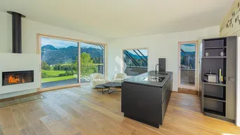 Expose Edle Dachgeschosswohnung mit Wilder Kaiser - Panoramabergblick und luxuriöser Dachterrasse Traumlage in Schwendt I Bezirk Kitzbühel