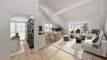 Expose „Harmonie im Dorf“ 3Z-Neubau-Dachgeschoss''Hochgefühl''. Wohnbauförderung möglich!