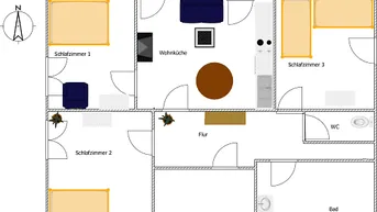 Expose Wohnung 85 m² "Penthouse" mit Balkon in Großarl
