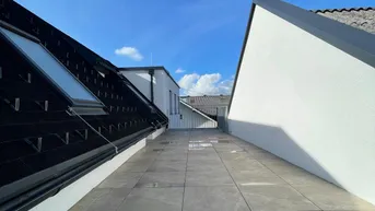 Expose Lichtdurchflutete 2-Zimmer-Dachgeschoßwohnung mit großer Terrasse und Balkon