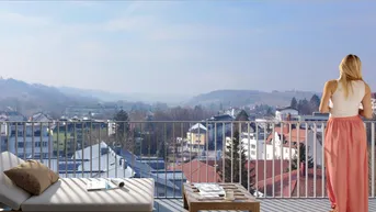 Expose Traumhafte Dachgeschosswohnung über den Dächern von Bad Schallerbach - Top 34/35
