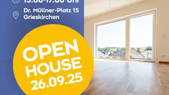 Expose Wohnen im Zentrum von Grieskirchen - Top 9 Haus Zauneggerstraße / Penthouse mit Weitblick