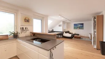 Expose Lovely Modern Home mit Grünblick - Top-Sanierte 4-Zimmer-Wohnung mit Balkon, Tiefgarage und Blick ins Grüne im Zentrum von Bad Schallerbach